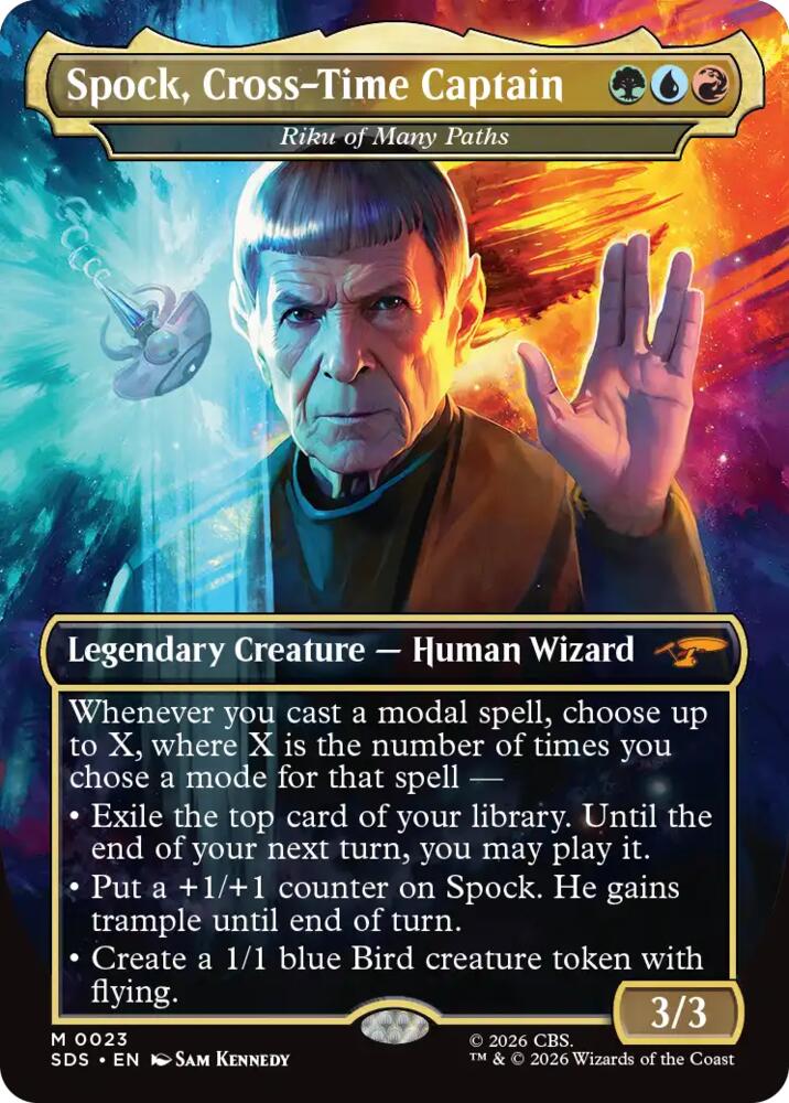 Spock, Cross-Time Captain - Riku of Many Paths (Borderless) (23) [Star Trek: Stardates]