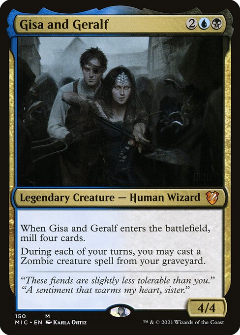 Gisa and Geralf (150) [Midnight Hunt Commander]