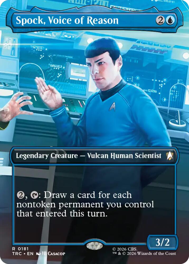 Spock, Voice of Reason (Borderless) (181) [Star Trek Commander]