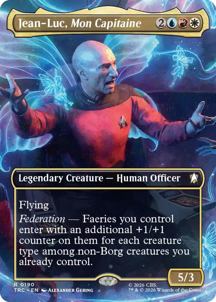 Jean-Luc, Mon Capitaine (Borderless) (190) [Star Trek Commander]