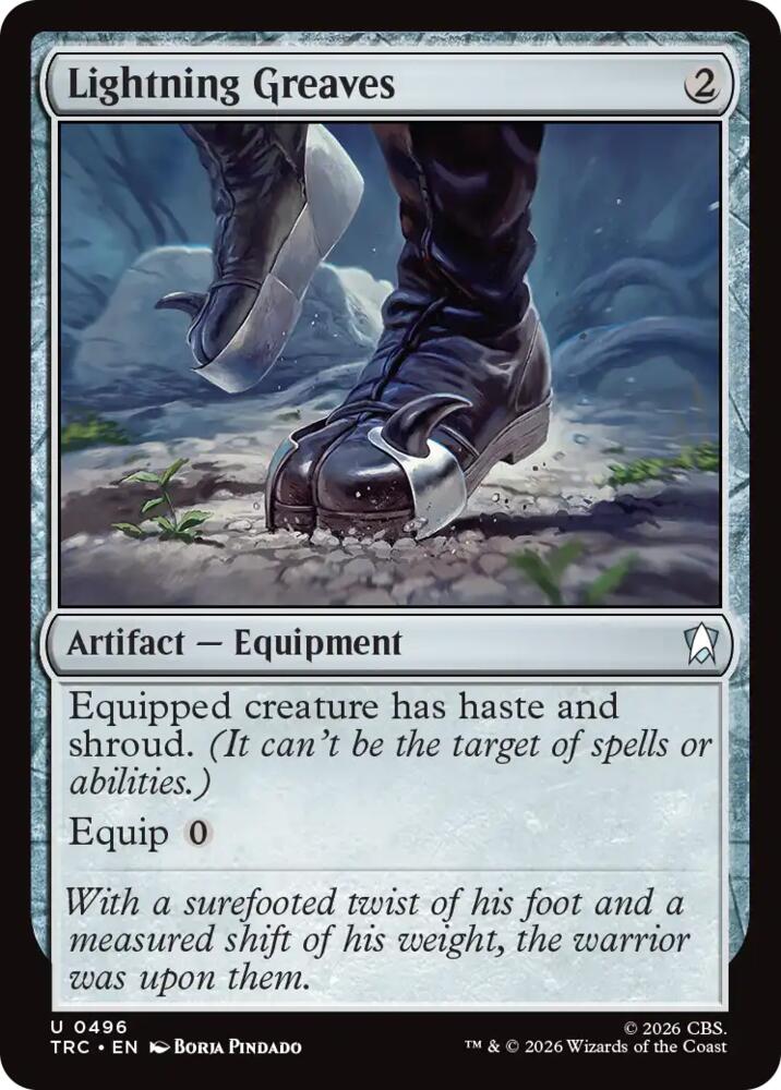Lightning Greaves (Surge Foil) (496) [Star Trek Commander]