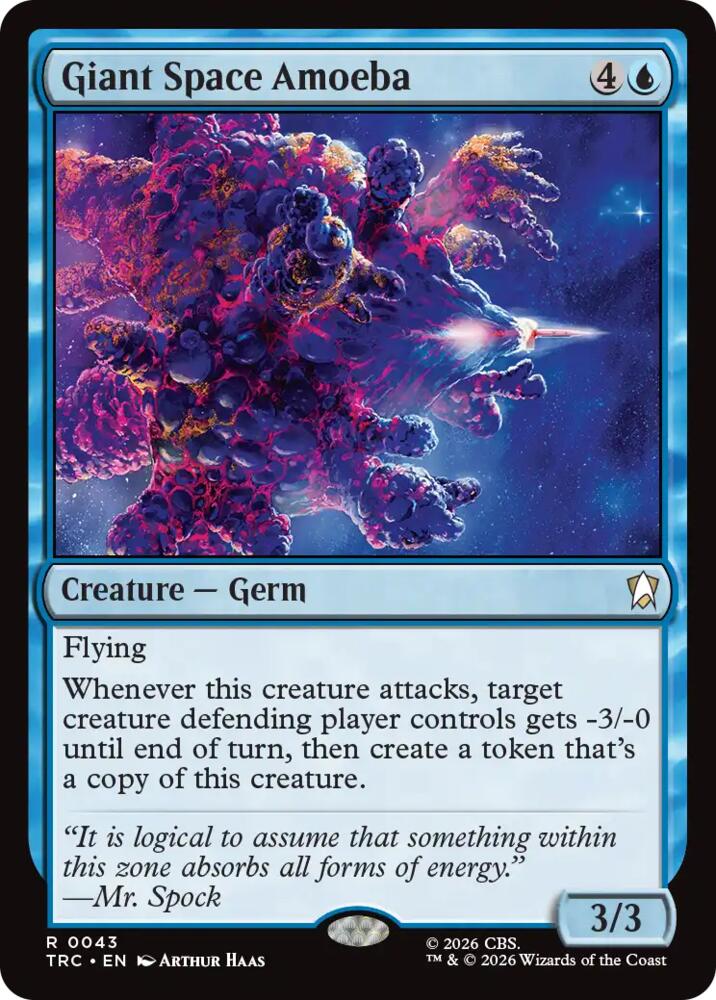 Giant Space Amoeba (Surge Foil) (43) [Star Trek Commander]