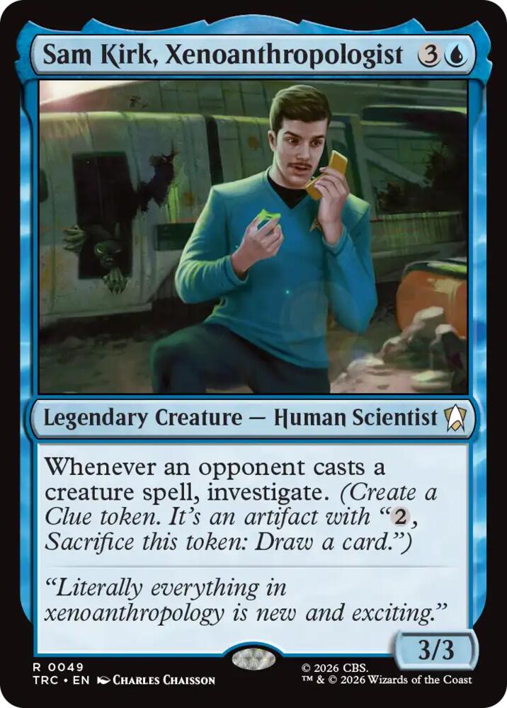 Sam Kirk, Xenoanthropologist (Surge Foil) (49) [Star Trek Commander]