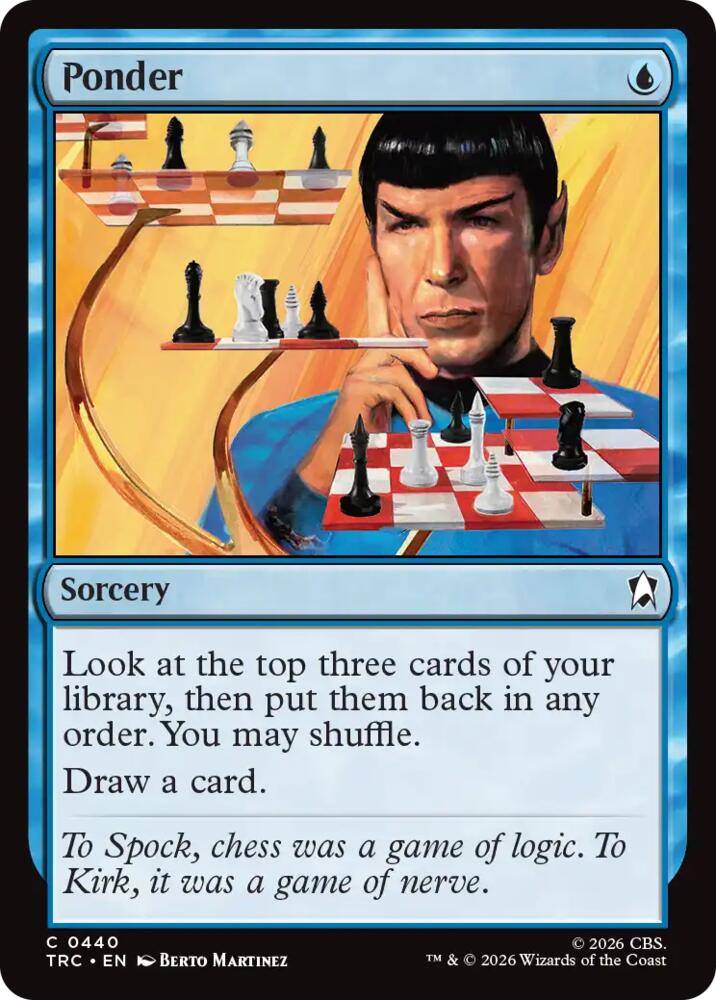 Ponder (Surge Foil) (440) [Star Trek Commander]