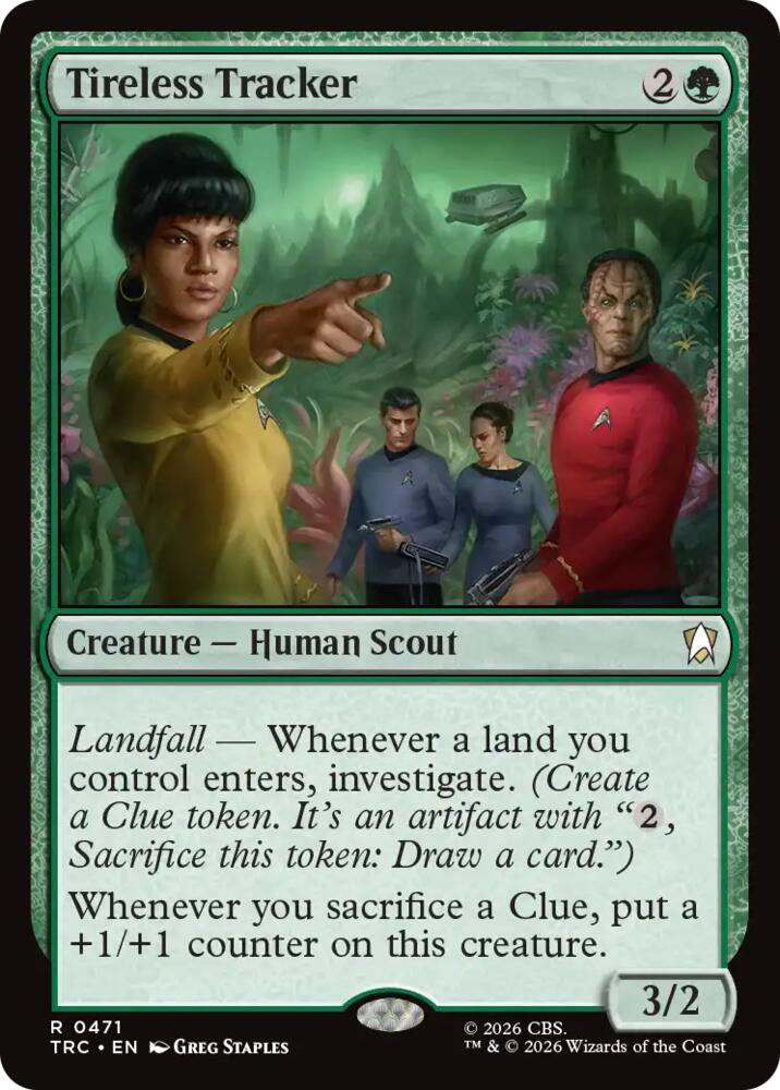 Tireless Tracker (Surge Foil) (471) [Star Trek Commander]