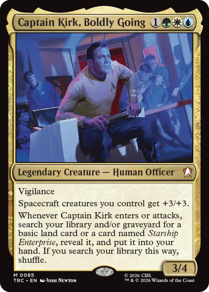 Captain Kirk, Boldly Going (85) [Star Trek Commander]
