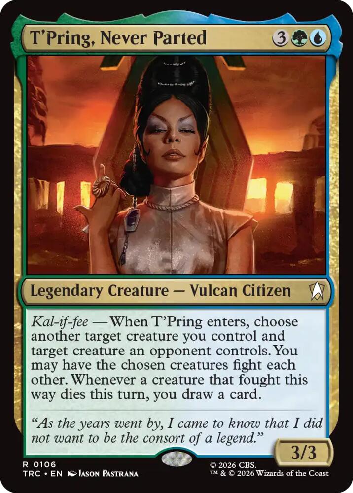 T'Pring, Never Parted (106) [Star Trek Commander]