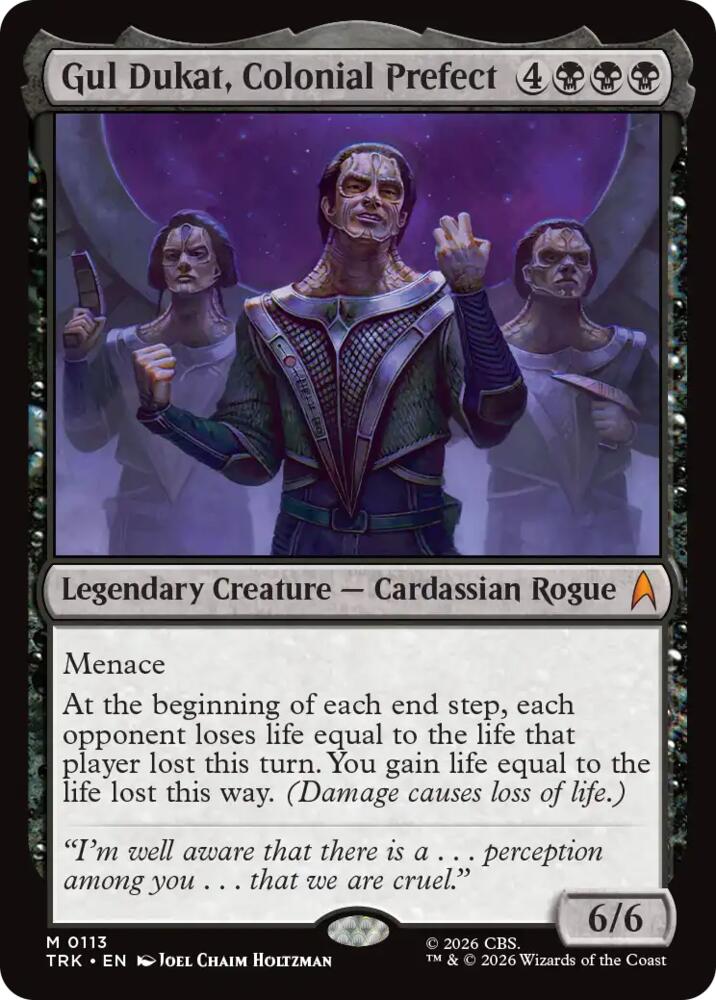 Gul Dukat, Colonial Prefect (113) [Star Trek]