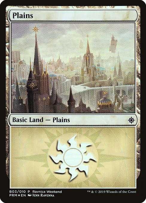 Plains (B03) [RNA Ravnica Weekend]