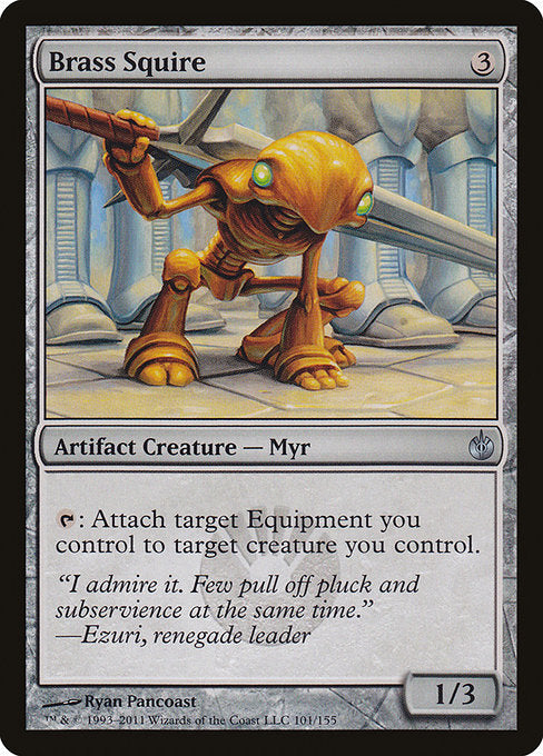 Brass Squire (101) [Mirrodin Besieged]