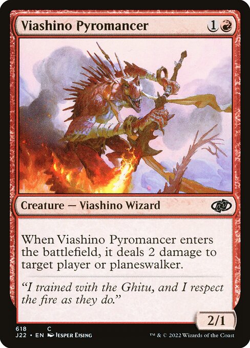 Viashino Pyromancer (618) [Jumpstart 2022]