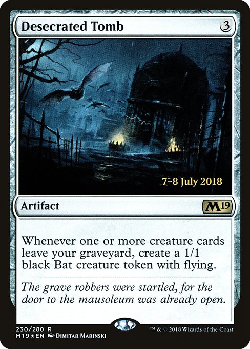 Desecrated Tomb (230s) [Core Set 2019 Promos]
