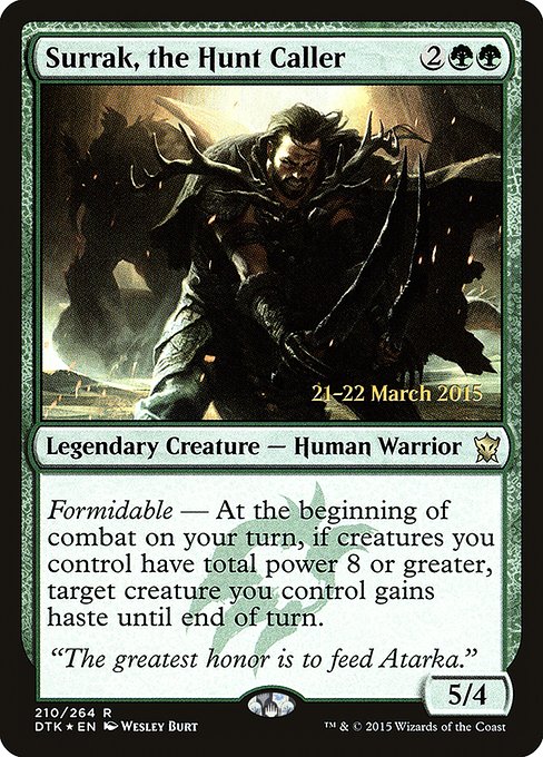 Surrak, the Hunt Caller (210s) [Dragons of Tarkir Promos]