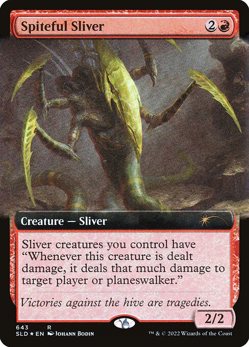 Spiteful Sliver (643) [Secret Lair Drop] [Extended Art]