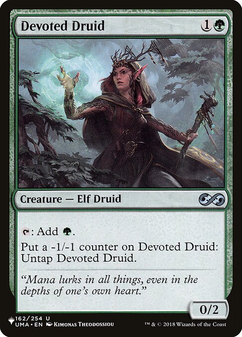 Devoted Druid (UMA-162) [The List]