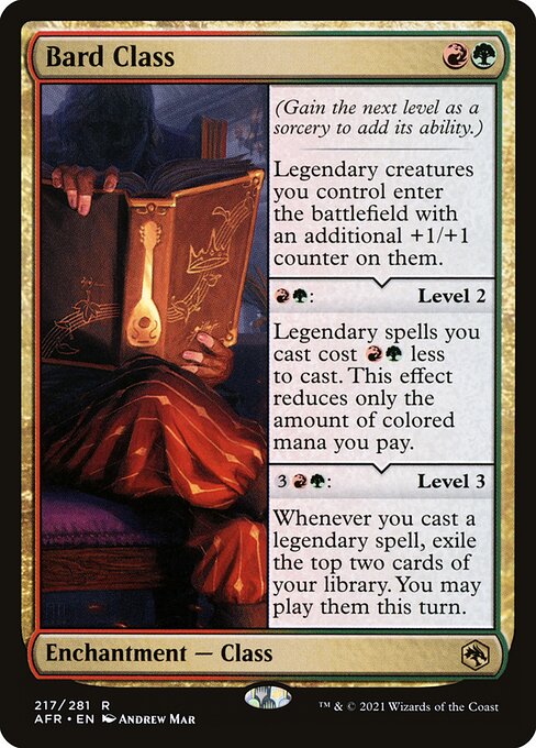 Bard Class (217) [Adventures in the Forgotten Realms]
