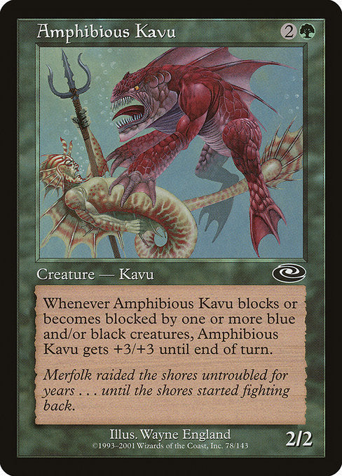 Amphibious Kavu (78) [Planeshift]