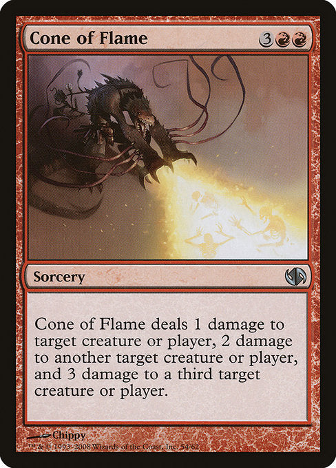 Cone of Flame (54) [Duel Decks: Jace vs. Chandra]