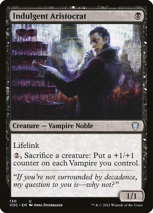 Indulgent Aristocrat (130) [Crimson Vow Commander]