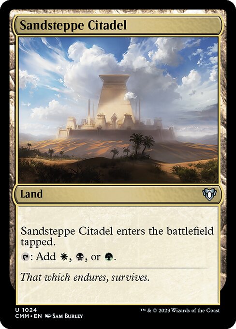 Sandsteppe Citadel (1024) [Commander Masters]