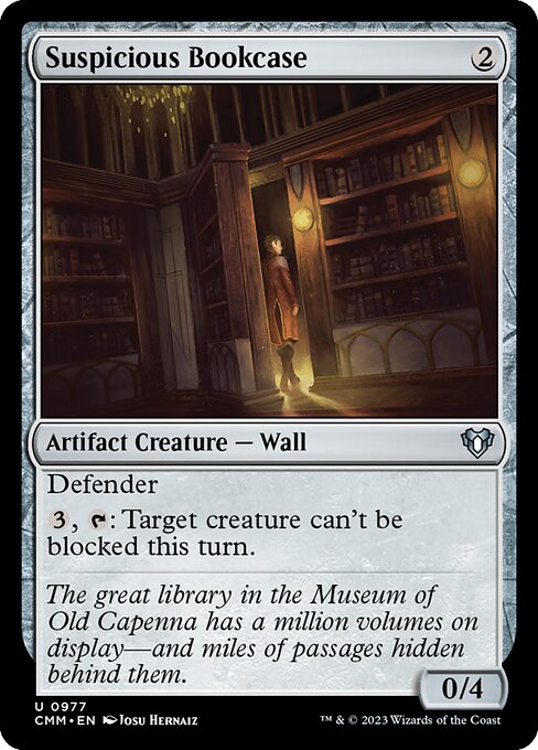Suspicious Bookcase (977) [Commander Masters]