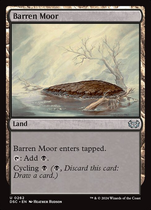 Barren Moor (262) [Duskmourn: House of Horror Commander]