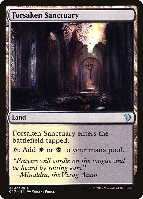Forsaken Sanctuary (250) [Commander 2017]