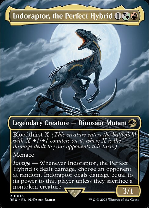 Indoraptor, the Perfect Hybrid (15) [Jurassic World Collection] [Borderless]