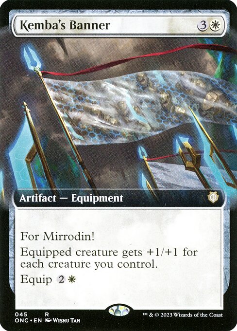 Kemba's Banner (45) [Phyrexia: All Will Be One Commander] [Extended Art]