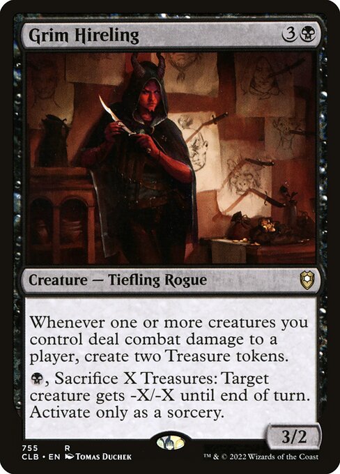 Grim Hireling (755) [Commander Legends: Battle for Baldur's Gate]