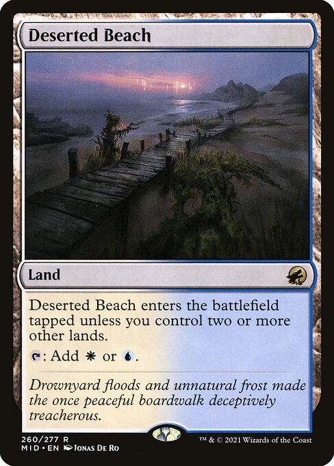 Deserted Beach (260) [Innistrad: Midnight Hunt]