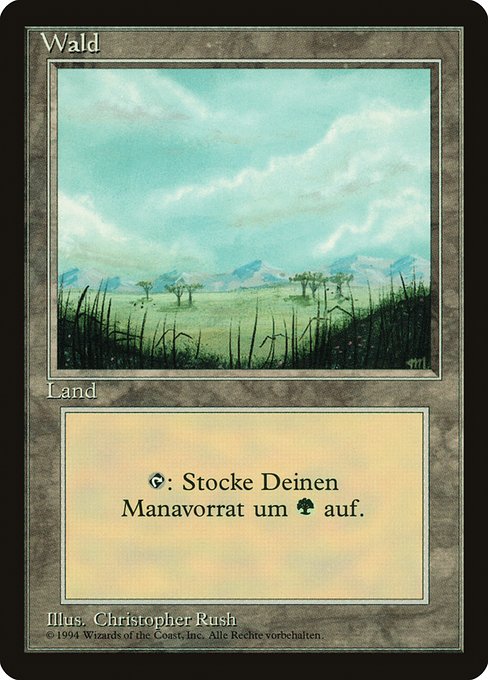 Forest (306a) [Foreign Black Border]
