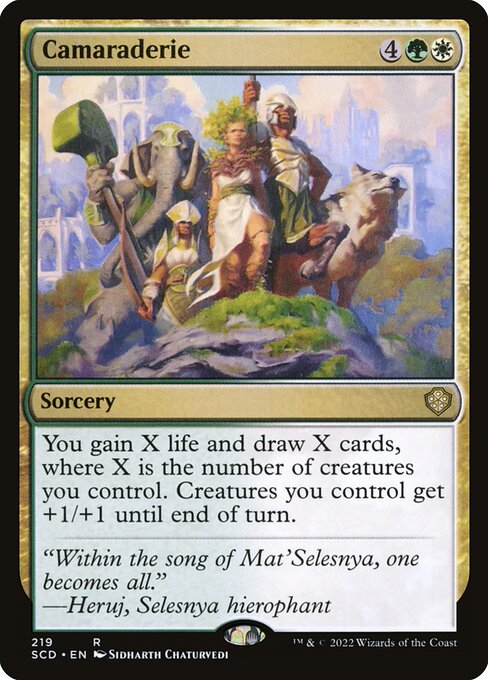 Camaraderie (219) [Starter Commander Decks]