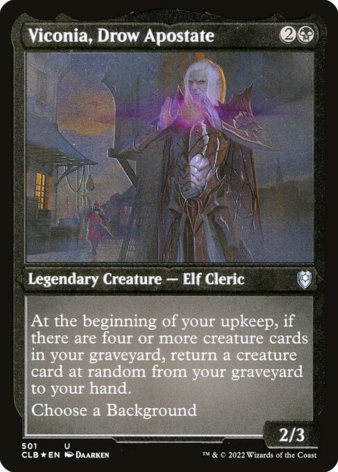 Viconia, Drow Apostate (501) [Commander Legends: Battle for Baldur's Gate]