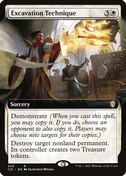 Excavation Technique (343) [Commander 2021] [Extended Art]