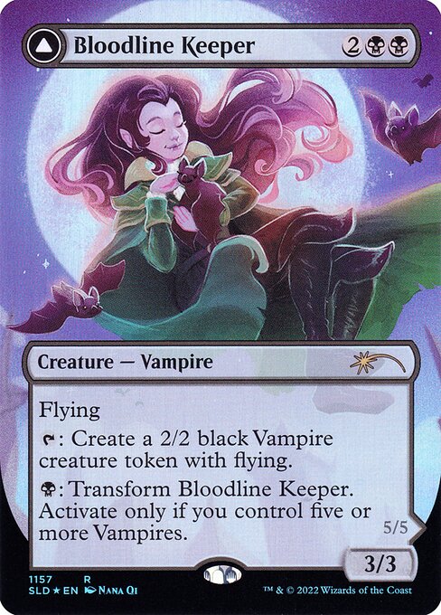 Bloodline Keeper // Lord of Lineage (1157) [Secret Lair Drop] [Borderless]
