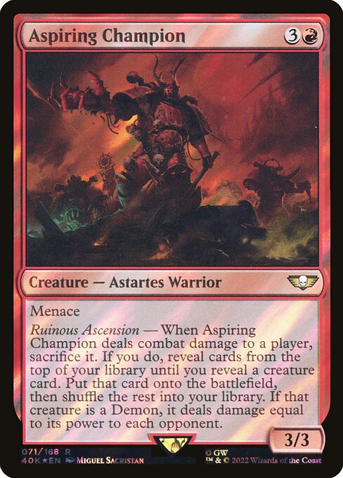Aspiring Champion (71★) [Warhammer 40,000 Commander]