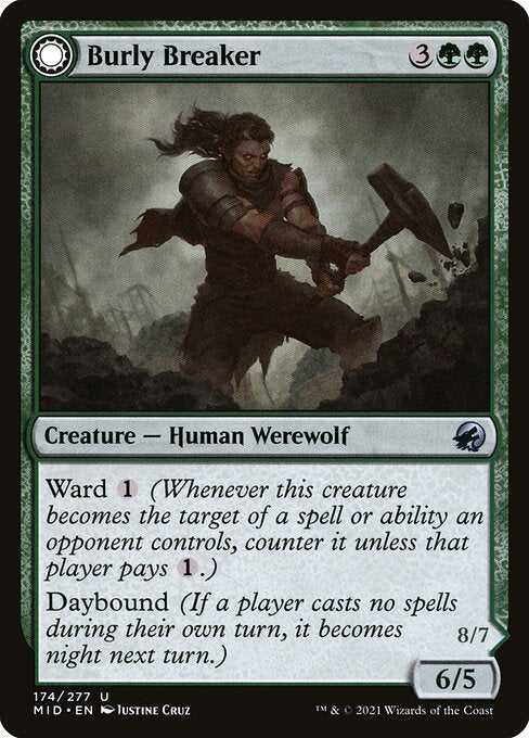 Burly Breaker // Dire-Strain Demolisher (174) [Innistrad: Midnight Hunt]