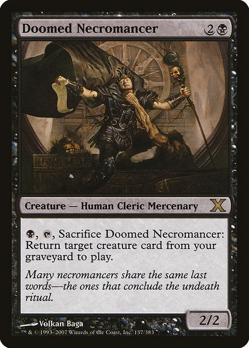 Doomed Necromancer (137) [Tenth Edition]
