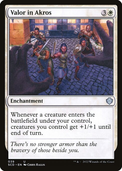 Valor in Akros (39) [Starter Commander Decks]