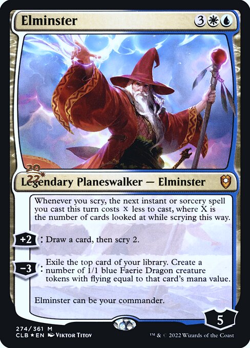 Elminster (274s) [Battle for Baldur's Gate Promos]