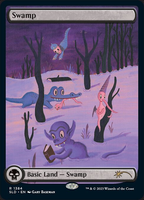 Swamp (1384) [Secret Lair Drop] [Full Art]