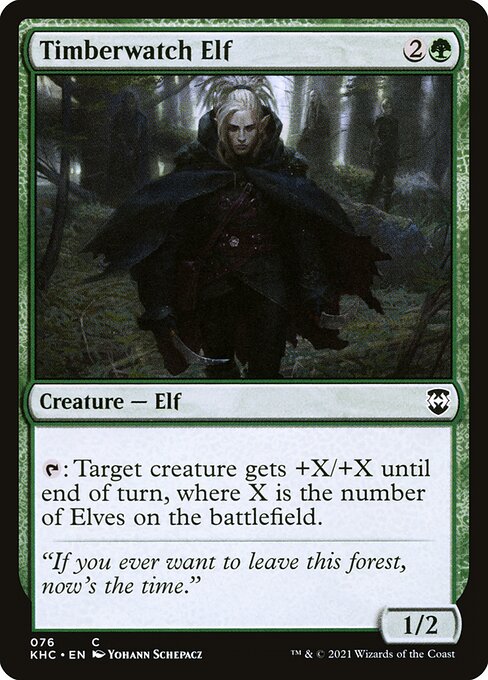 Timberwatch Elf (76) [Kaldheim Commander]