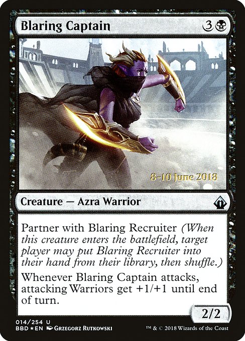 Blaring Captain (14s) [Battlebond Promos]