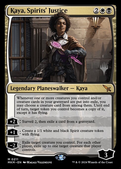 Kaya, Spirits' Justice (211p) [Murders at Karlov Manor Promos]