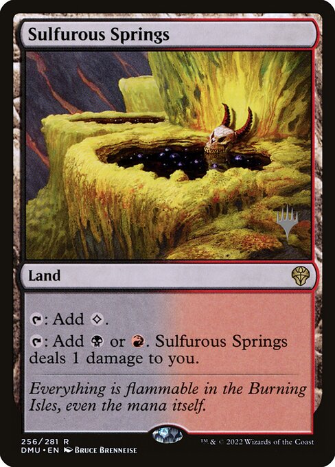 Sulfurous Springs (256p) [Dominaria United Promos]