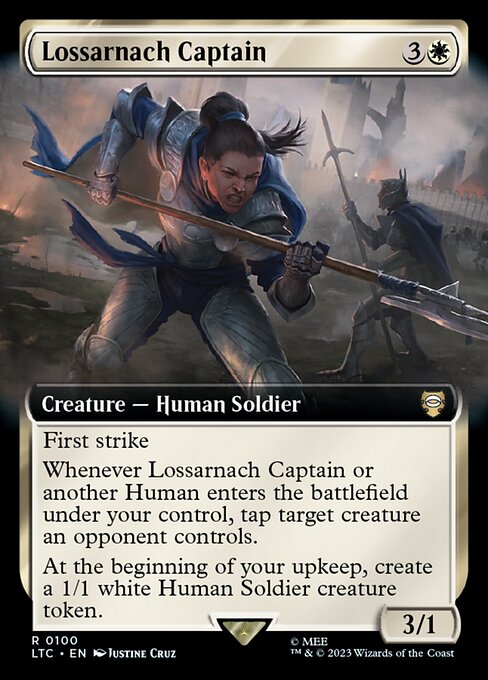 Lossarnach Captain (100) [Tales of Middle-earth Commander] [Extended Art]