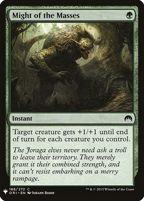 Might of the Masses (ORI-188) [The List]