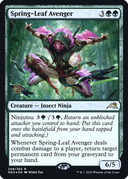 Spring-Leaf Avenger (208s) [Kamigawa: Neon Dynasty Promos]
