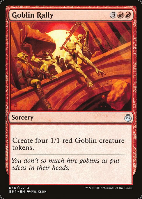Goblin Rally (30) [GRN Guild Kit]